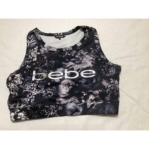 Bebe floral print XL sports bra